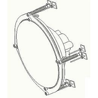 SMS Rallye 4000 Pod Mounting Kit. Includes Adapter plate and  hardware HL29410