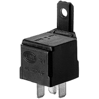 Hella HL87430 Mini Relay SPST 12V 50A with Resistor and Bracket