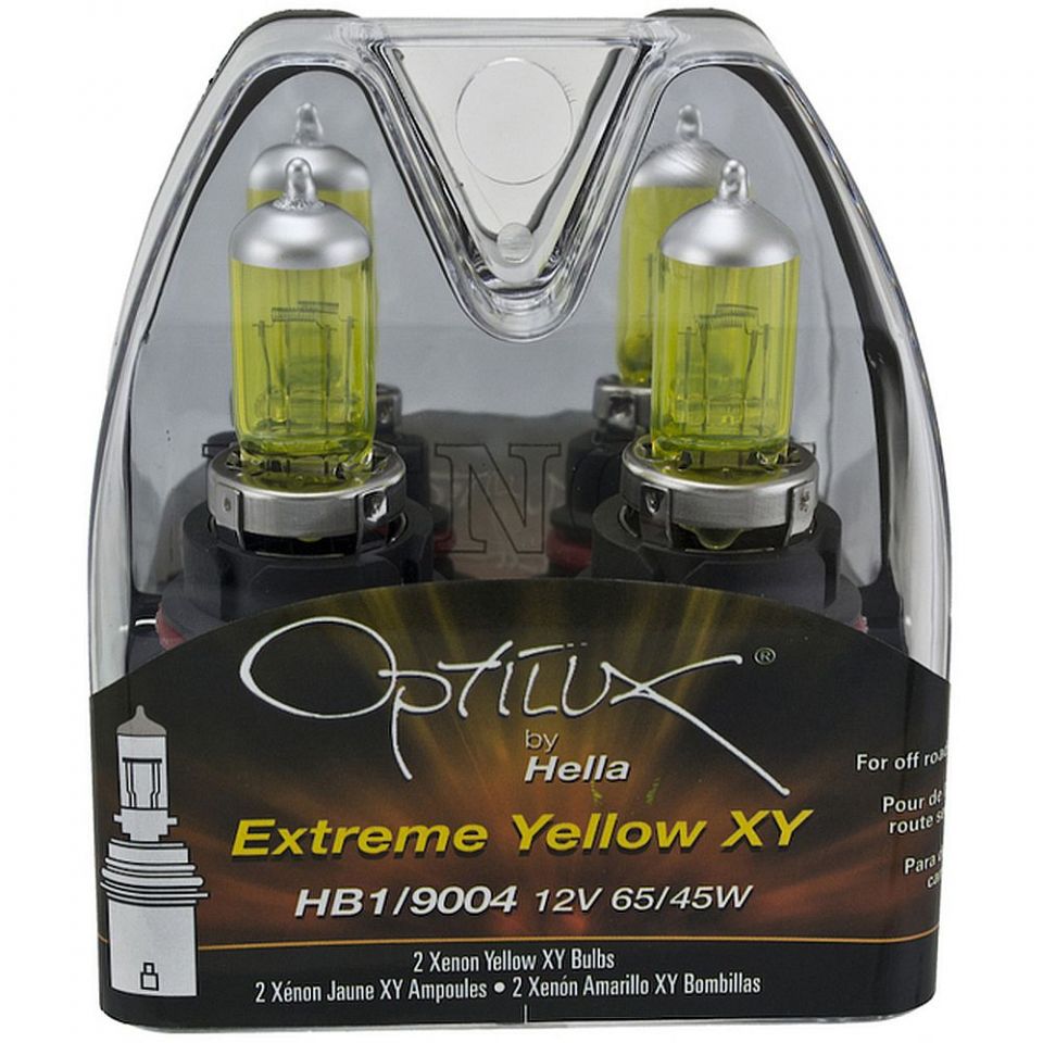 Optilux Extreme Yellow XY 9004/HB1 Bulbs, pair Optilux Extreme Yellow XY 9004/HB1 Bulbs, pair